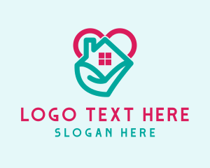 Foundation - Heart Home Charity logo design