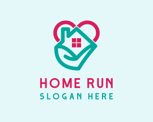 Heart Home Charity logo design