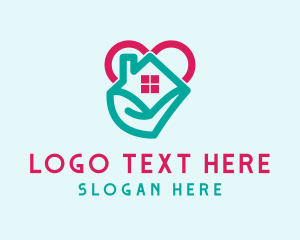 Care - Heart Home Charity logo design