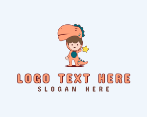 Toystore - Dinosaur Kids Learning Center logo design