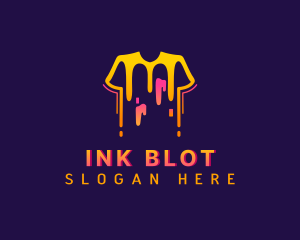 Shirt Paint Printing logo design