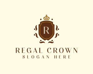 Royal Crown Shield logo design