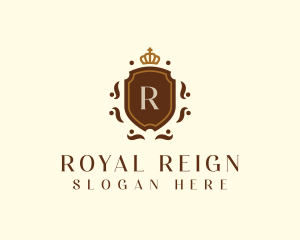 Royal Crown Shield logo design