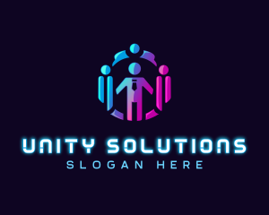 United - People Employee Organization logo design