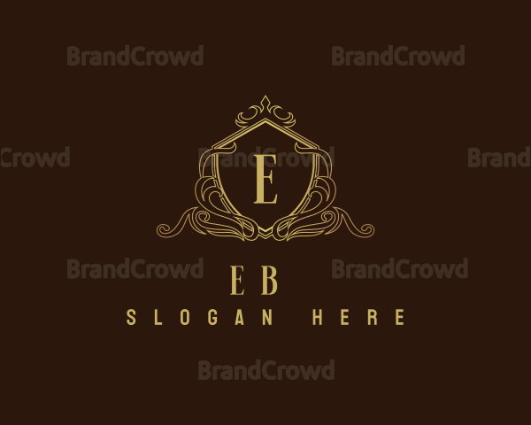 Decorative Luxury Shield Logo