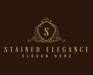 Decorative Luxury Shield logo design