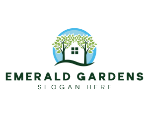 Tree House Gardening logo design