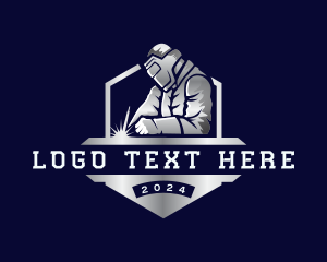 Welder Industrial Machinery  logo design