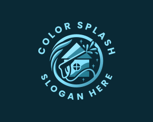 House Hydro Pressure Wash logo design