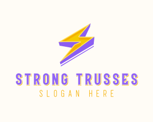 Thunder Energy Letter S logo design