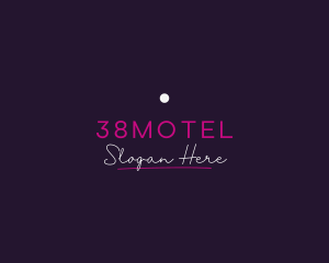 Luxurious Neon Bar Wordmark logo design