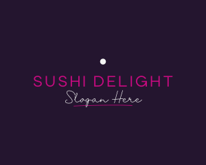 Luxurious Neon Bar Wordmark logo design