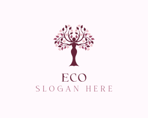 Spa - Woman Organic Beauty logo design
