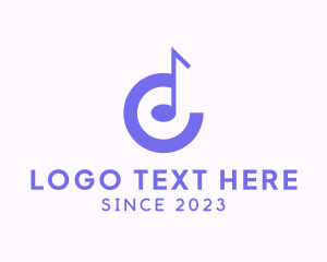 Concert - Music Note Composer logo design