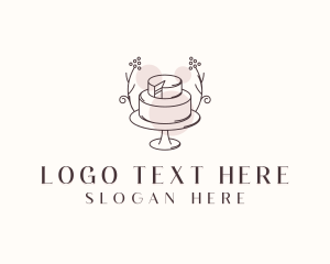 Wedding - Sweet Wedding Cake logo design