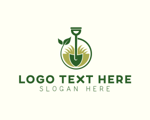 Soil - Garden Shovel Landscaping logo design
