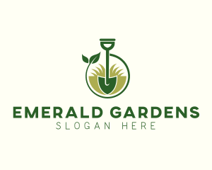 Garden Shovel Landscaping logo design