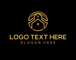 Minimalistic - Real Estate Roof Builder logo design