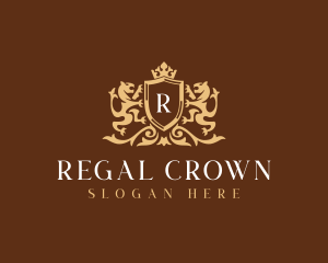 Regal Luxury Lion logo design