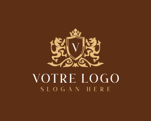 Royalty - Regal Luxury Lion logo design