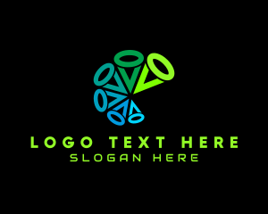 Telecommunication - Tech Software Community logo design