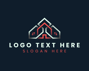 Village - House Construction Repair logo design