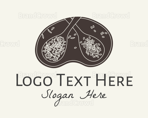 Herbs Spices Badge Logo