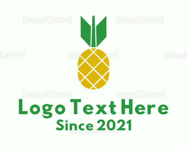 Pineapple Bomb Fruit Logo