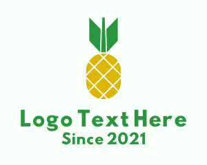 Pineapple Farm - Pineapple Bomb Fruit logo design