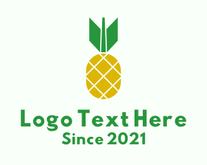 Fresh Fruit - Pineapple Bomb Fruit logo design