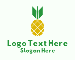 Pineapple Bomb Fruit  Logo