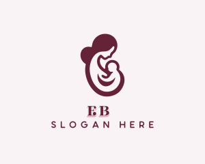 Maternity - Breastfeeding Infant Childcare logo design