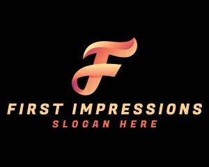 Gradient Fast Racing  logo design