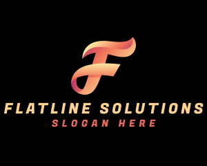 Gradient Fast Racing  logo design