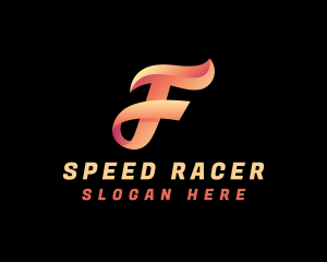 Racing - Gradient Fast Racing logo design