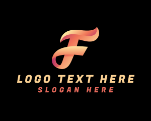 Gradient Fast Racing  Logo