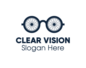 Glasses - Cycling Geek Glasses logo design