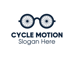 Cycling Geek Glasses logo design