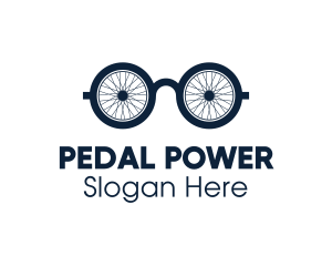 Pedal - Cycling Geek Glasses logo design