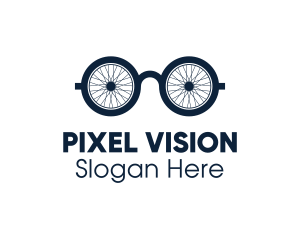 Cycling Geek Glasses logo design