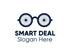 Cycling Geek Glasses logo design