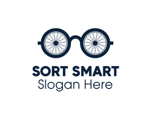 Cycling Geek Glasses logo design