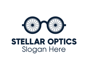 Cycling Geek Glasses logo design