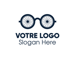 Eyesight - Cycling Geek Glasses logo design