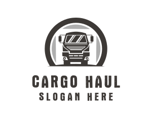 Driving Truck Transport logo design