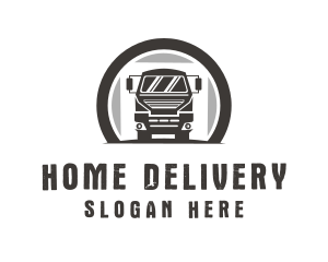 Driving Truck Transport logo design