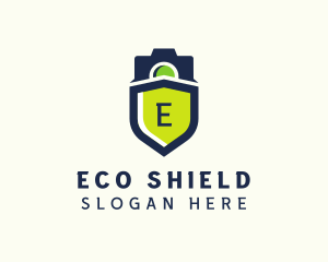 Camera Shield Protection logo design