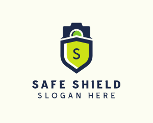 Camera Shield Protection logo design