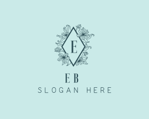 Floral Wedding Event Logo