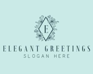 Floral Wedding Event logo design